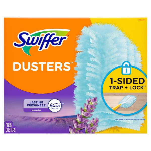 180 Duster Multi-Surface Refills with Febreze Lavender Vanilla and Comfort Scent (18-Count)