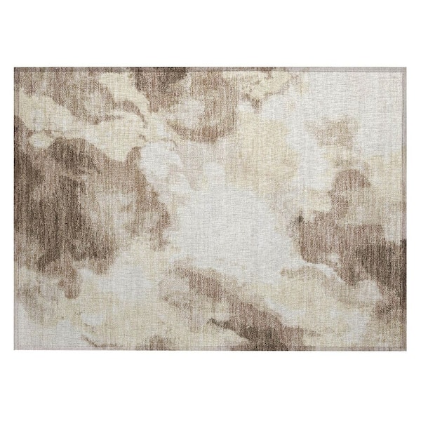 Chantille Machine Washable Indoor/Outdoor Abstract ACN3017 Ivory 3 ft. x 4 ft. Area Rug