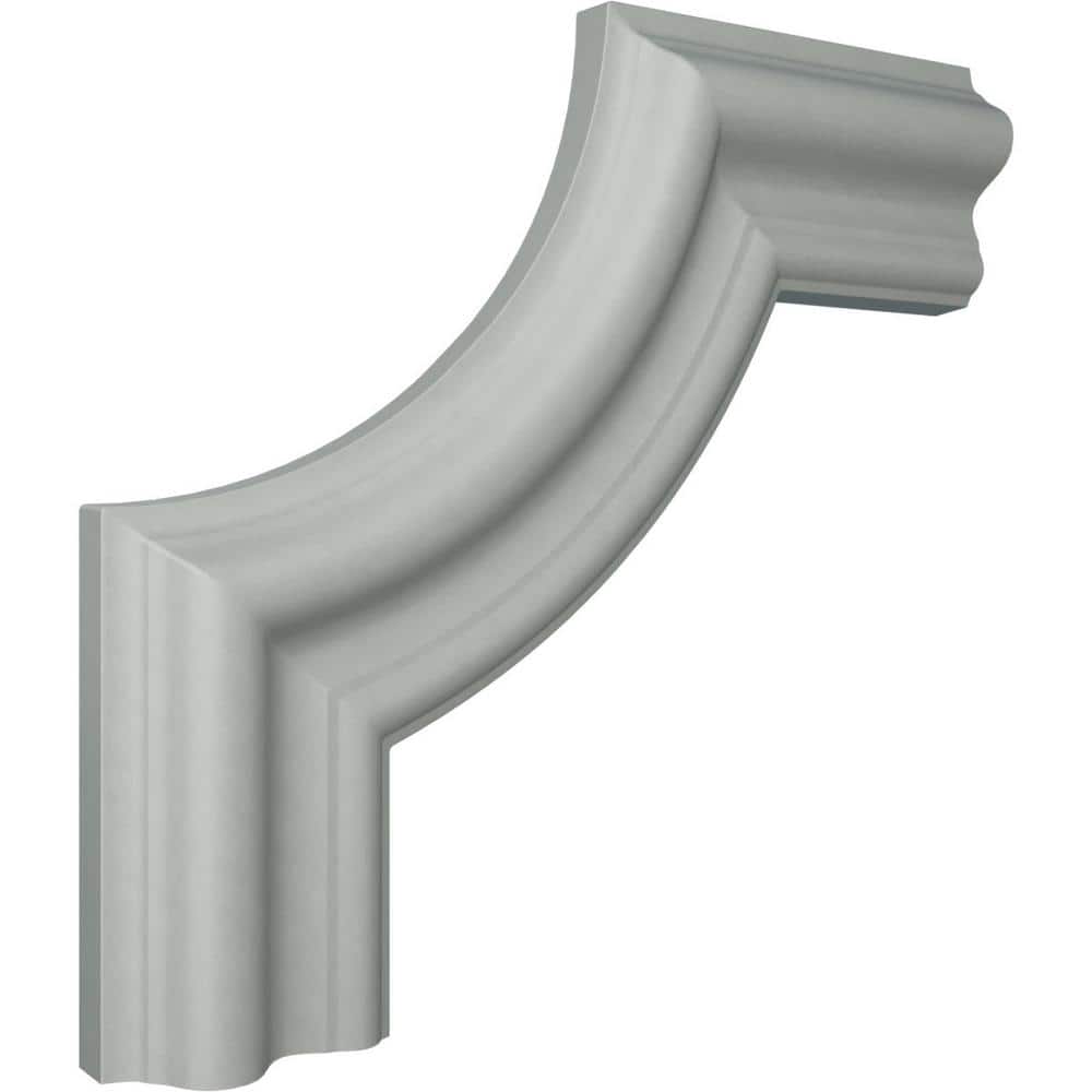 6" White Polyurethane Seville Panel Moulding Corner