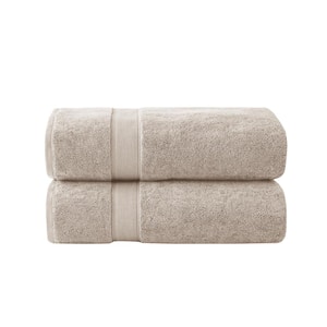 MADISON PARK Signature 800GSM 8-Piece Natural 100% Premium Long-Staple  Cotton Bath Towel Set MPS73-190 - The Home Depot