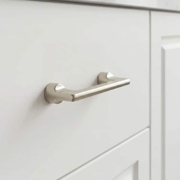Ainsley 3 in. (76mm) Brushed Nickel Cabinet Bar Pull