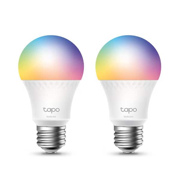 Smart WiFi Light Bulb, 1100 Lumens, 16M Colors RGBW LED Bulb, Tunable White, Compatible w/ Alexa and Google Home 2-Pack