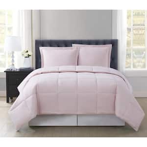 Basics Ultra-Soft Lightweight Microfiber Reversible Comforter  3-Piece Bedding Set, King, Gray Medallion