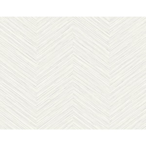 Apex White Weave Vinyl Non-Pasted Textured Repositionable Wallpaper