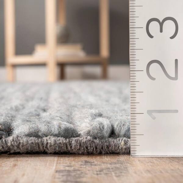 nuLOOM Penelope Braided Wool Area Rug, 6' x 9', Off-White 