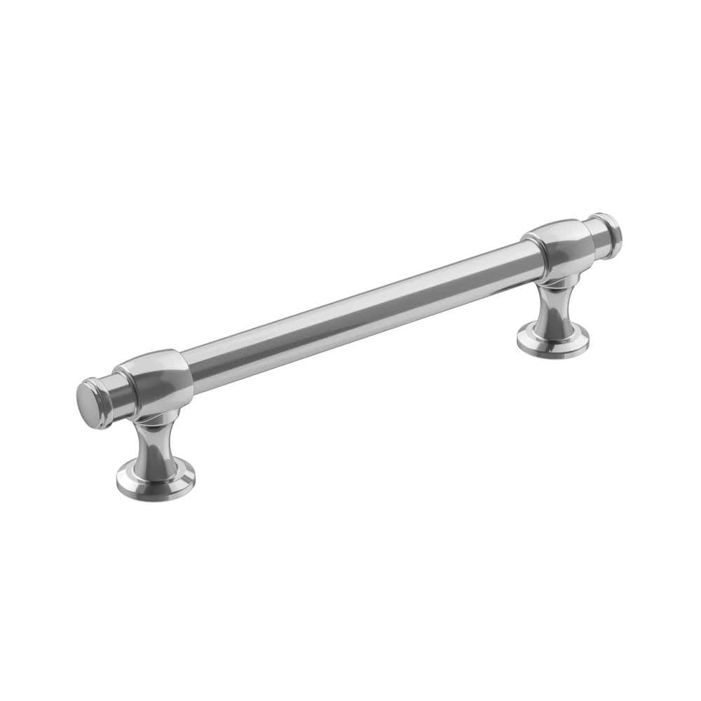 Polished Chrome 5-1/16" Traditional Cabinet Pull