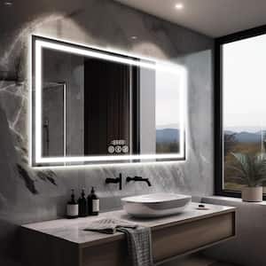 45 in. W x 36 in. H Modern Rectangle Frameless LED Mirror Vanity Mirror Bathroom Mirror