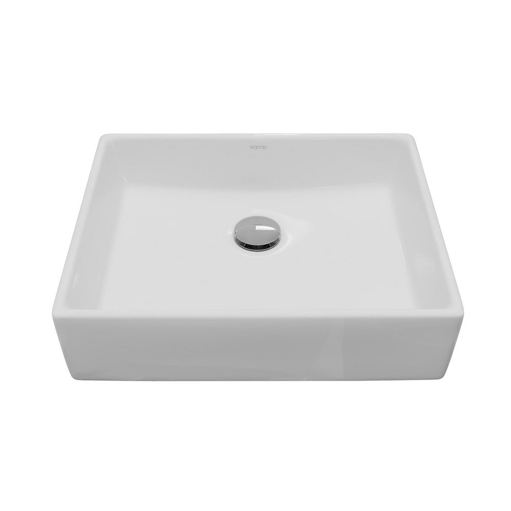 VC-503-WH Valera 16 in. Vitreous China Vessel Bathroom Sink in White