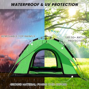 8 ft. x 7 ft. Pop-up 4-Person Dome Camping Tent