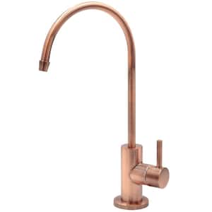 100% Lead-Free Drinking Water Faucet with Modern Water Filter Faucet Brushed Copper Faucet in Stainless Steel