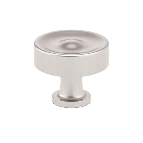 Richelieu Hardware Arezzo Collection 1-3/8 in. (35 mm) Brushed Nickel Traditional Cabinet Knob
