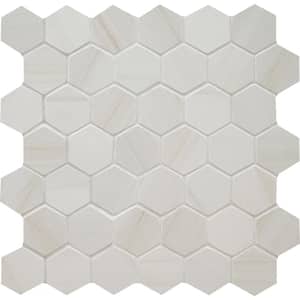 Ader Pamplona 2 Inch Hexagon 12 in. x 12 in. x Matte Porcelain Mosaic Tile (8 sq. ft./case)