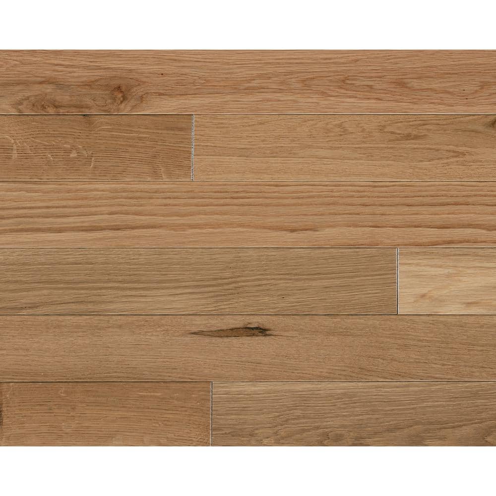 CENTURY FLOORING Natural Oak 3/4 in. W Thick x 3.25 in. Wide x Random ...