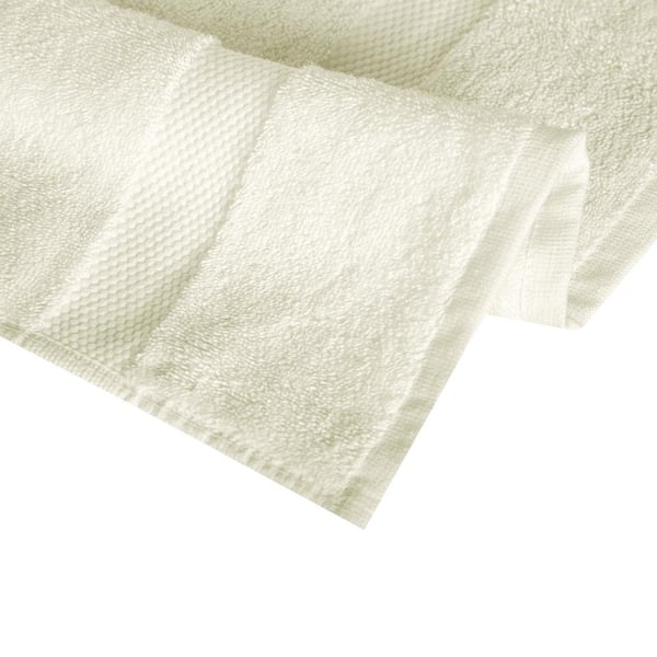 Delara Feather Touch Quick Dry 20 in. x 30 in. Marshmallow Solid 100%  Organic Cotton 650 GSM Hand Towel (Pack of 6) A1HCHTSET-6-Ivy - The Home  Depot