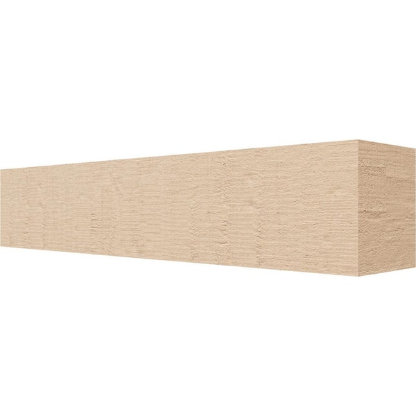 Ekena Millwork 4-in. x 4-in. x 20-in. Block Woodgrain, Primed Tan Timberthane Polyurethane Rafter Tail Brace