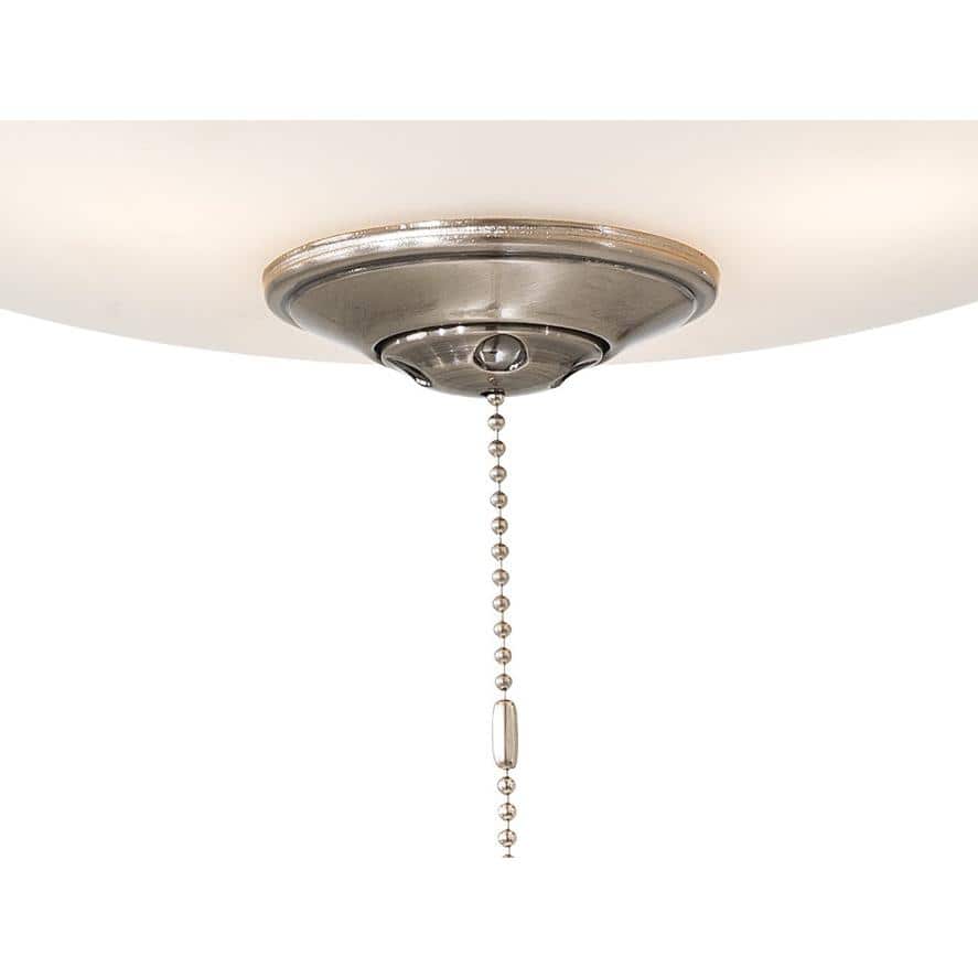 Etched Opal Frosted White LED Universal Ceiling Fan Light Kit