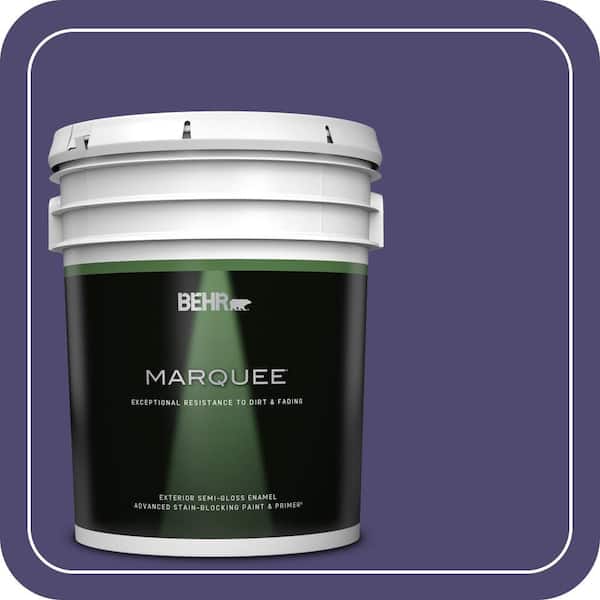BEHR MARQUEE 5 gal. #T11-12 Harajuku Girl Semi-Gloss Enamel Exterior Paint & Primer