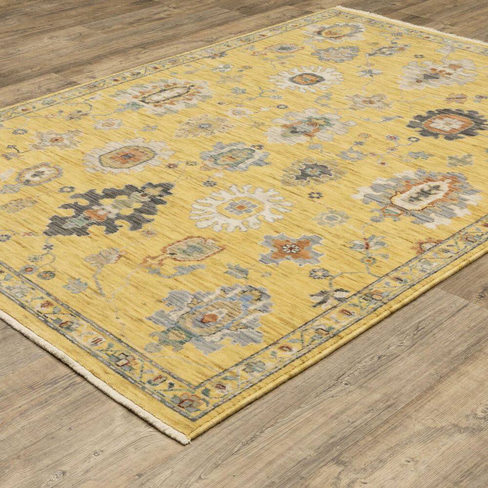 8' X 11' Gold Oriental Area Rug With Fringe price history on PriceWatchPro