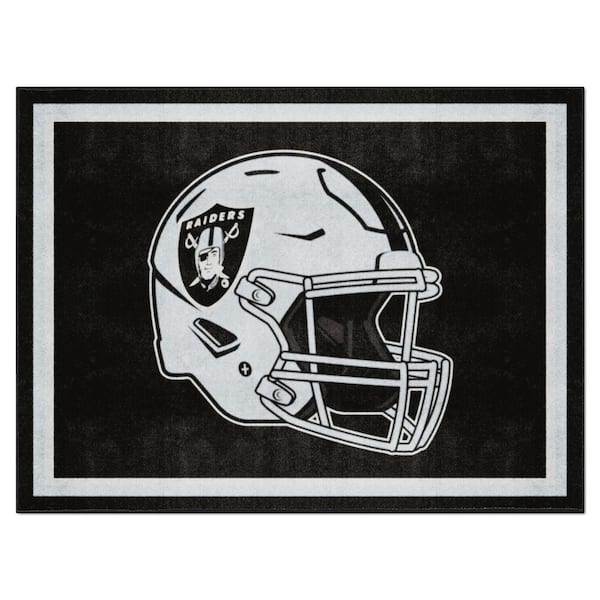 FANMATS Las Vegas Raiders 6 Ft. X 10 Ft. Plush Area Rug