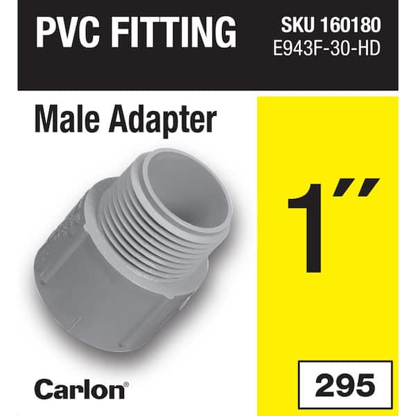 1 in. Electrical PVC Male Adapter (E943F-30-HD)