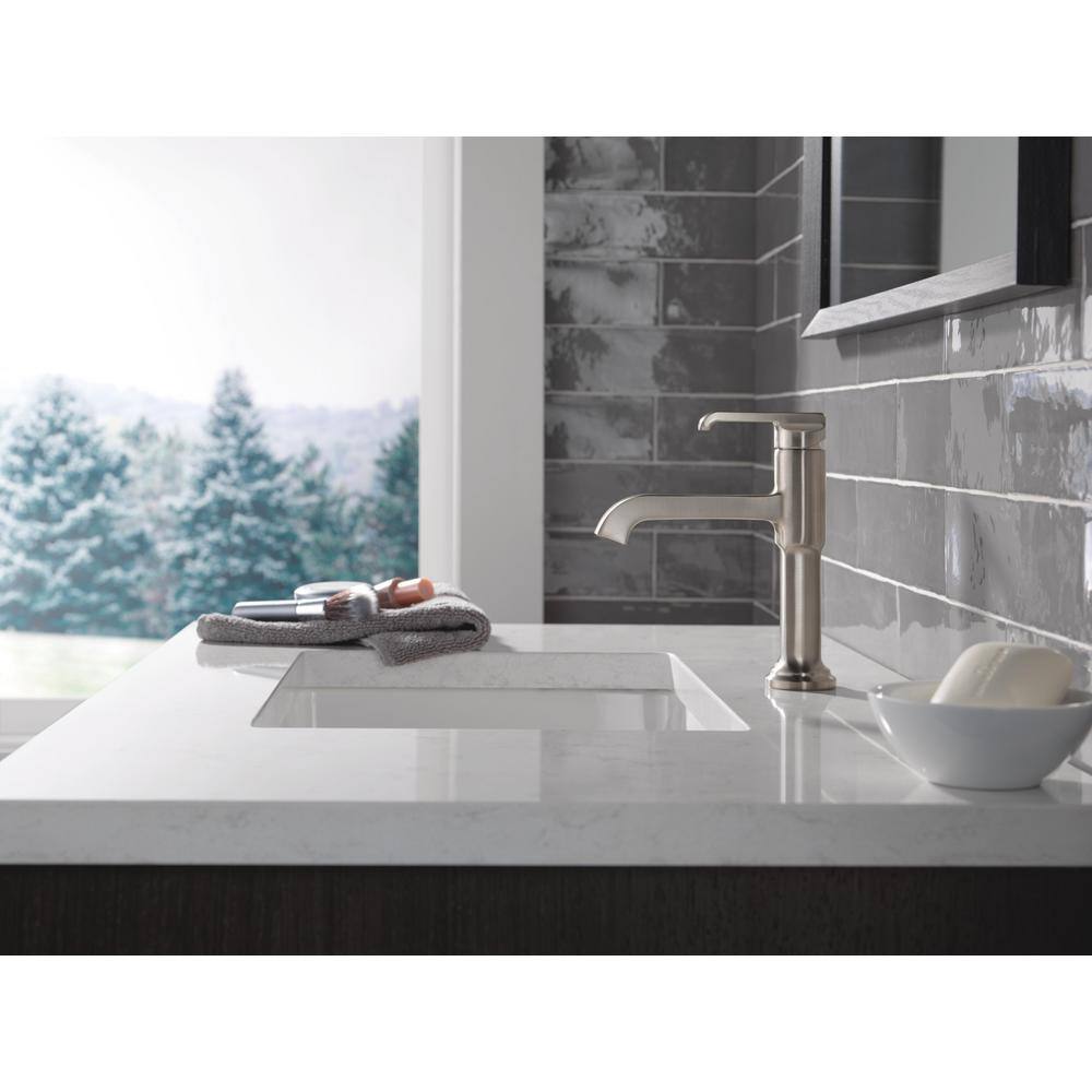 Delta Tetra Stainless Steel Single Handle Bathroom Faucet