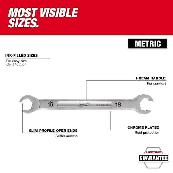 3-Pieces Flare Nut Sae Wrenches