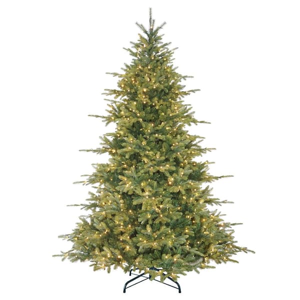 7.5 ft. Pre-Lit Artificial Christmas Tree Norwood Fir with 1200 Dual-Color LED Lights