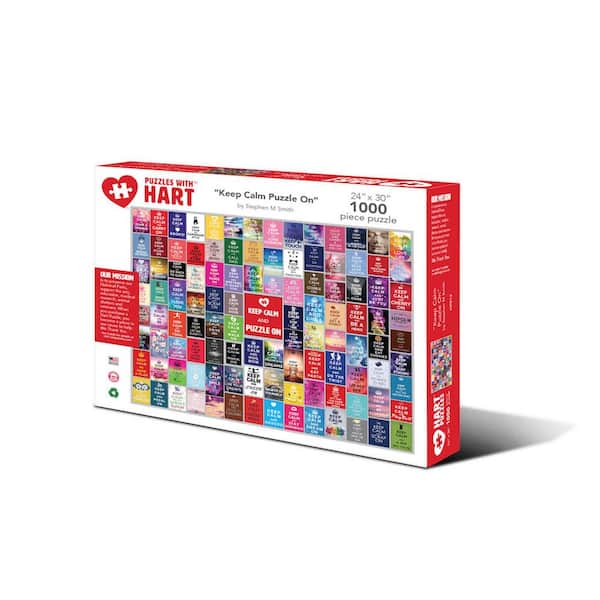 White Mountain Premium Puzzle Tray T-1000, Puzzle Board for 1000 Piece Puzzles, 24 x 30