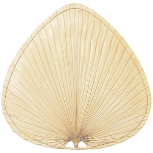Natural Palm Fan Blades (5-Pack)