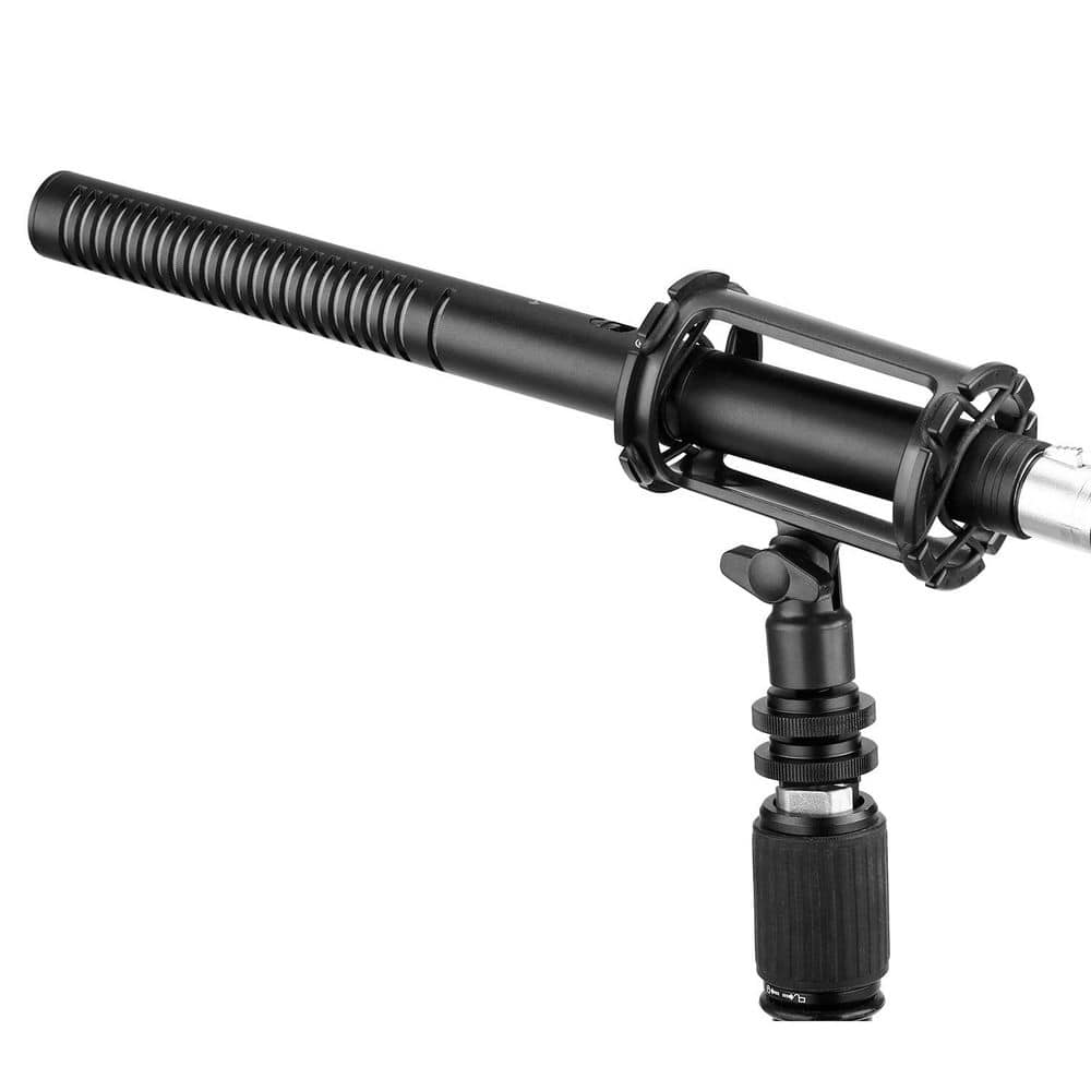 XLR Shotgun Microphone Condenser Mic with Shock Mount Windshields for Camera Film Interview Recording in Black price history on PriceWatchPro