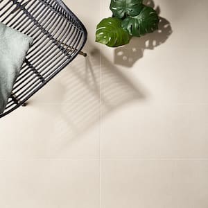 Technique Cream 12 in. x 24 in. Textured Porcelain Floor and Wall Tile (9.68 sq. ft./Case)