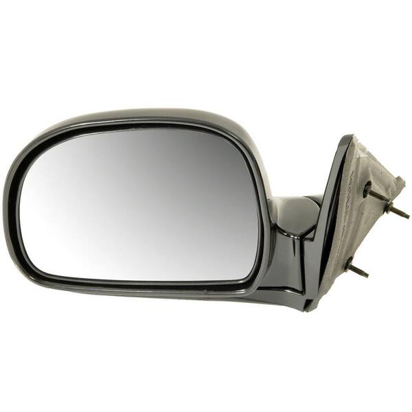 Dorman Side View Mirror - Left, Manual, Retractable Head, Black