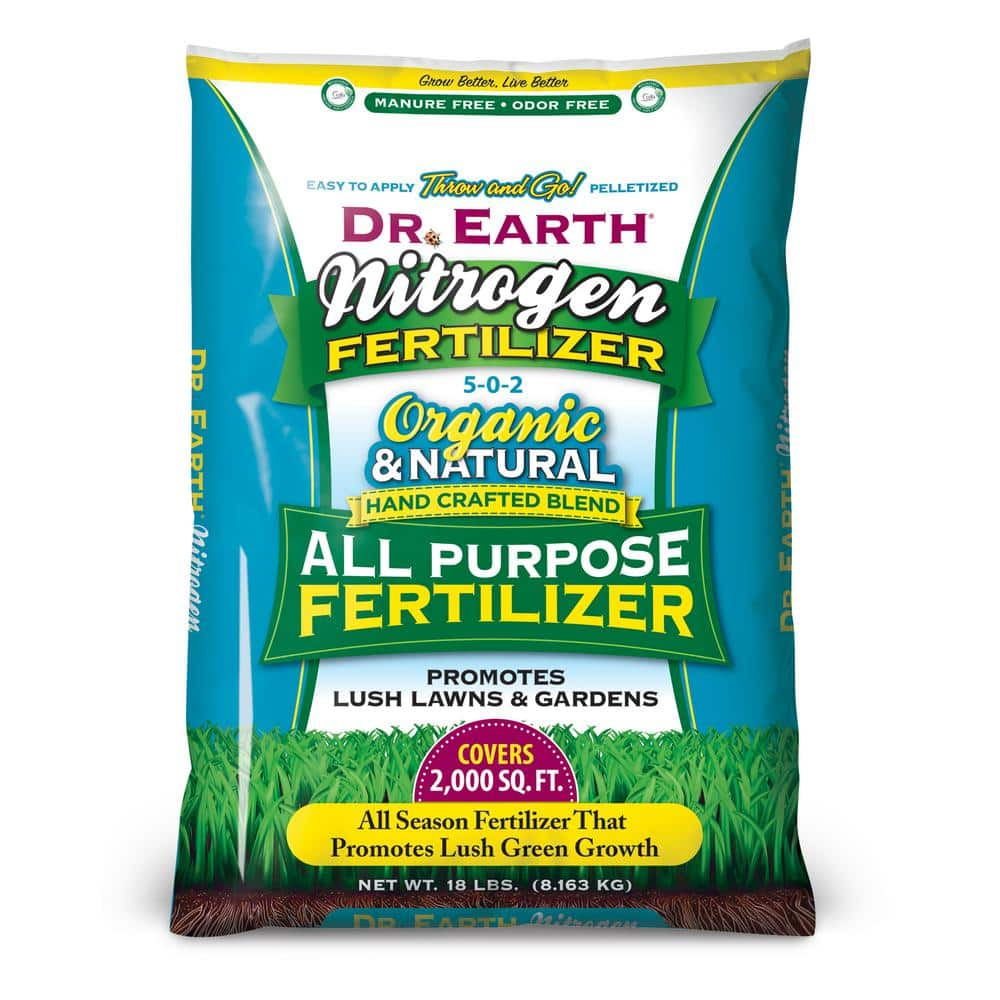 DR EARTH 18 Lbs Lawn And Garden Fertilizer 5 0 2 100540358 The Home 