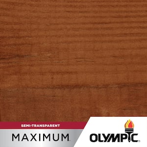Maximum 1 gal. Brick Red Semi-Transparent Exterior Stain and Sealant in One Low VOC