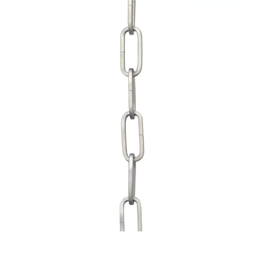 Progress Lighting 48 in. Brushed Nickel Square Profile Accessory Chain ...