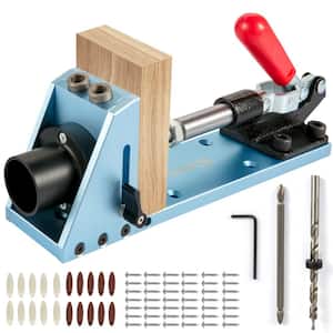 Pocket Hole Jig Kit, M4 Adjustable and Easy to Use Joinery Woodworking System, Professional and Upgraded Aluminum