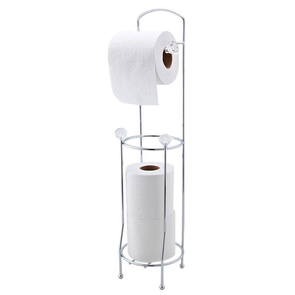 paper towel holder with crystal knob