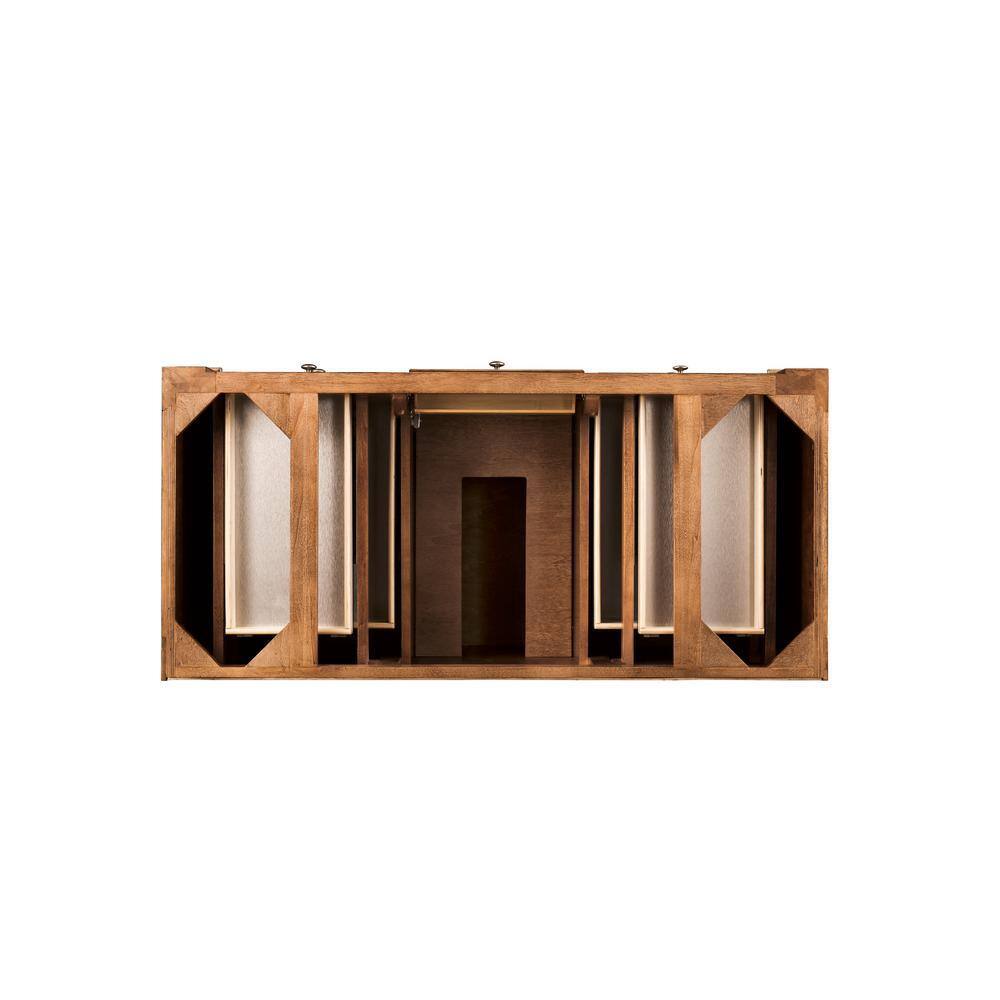 Saddle Brown 48" Single Vanity with Veneer Finish