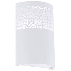 Carmelia 7.125 in. W x 9.625 in. H 1-Light White Wall Sconce