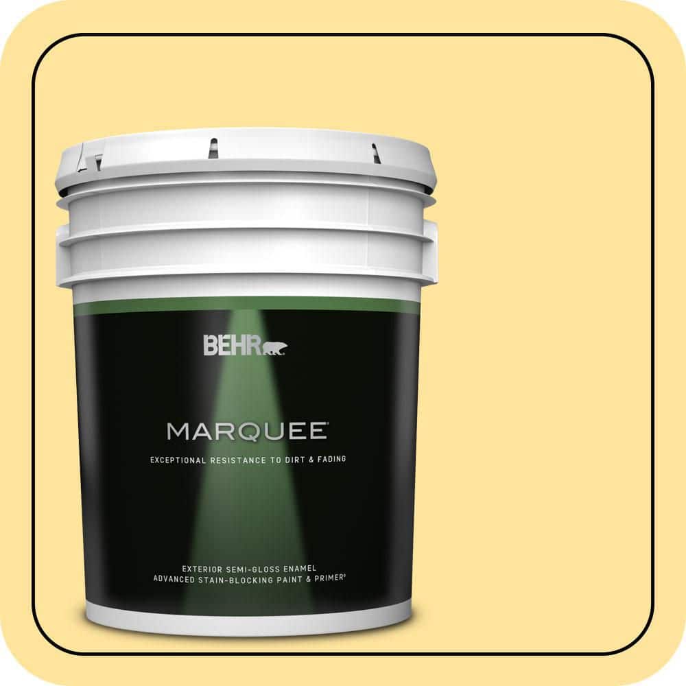 5 gal. #340B-4 Lemon Drops Semi-Gloss Enamel Exterior Paint & Primer price history on PriceWatchPro