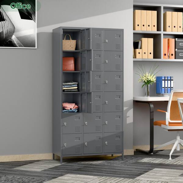 Kaikeeqli Metal Freestanding Cabinet 72 in. H x 35.5 in. W x 16 in