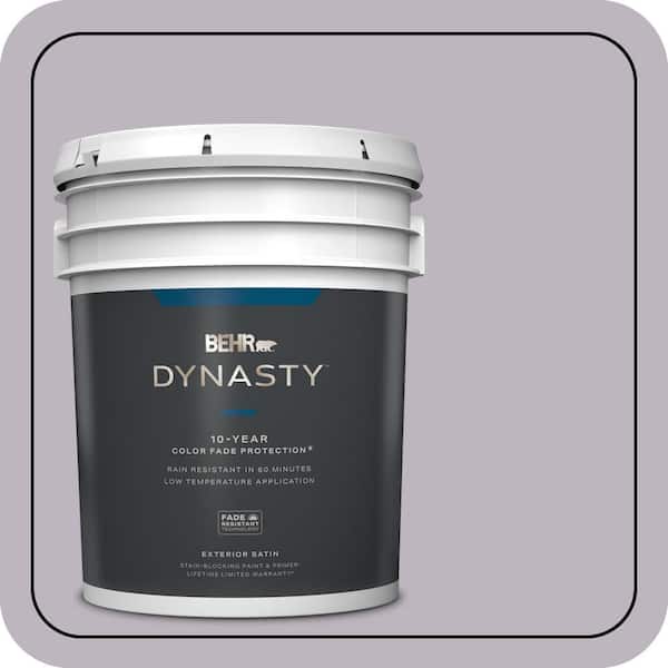 BEHR DYNASTY 5 gal. #N100-3 Future Vision Satin Enamel Exterior Stain-Blocking Paint & Primer