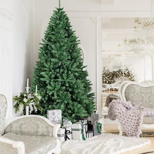 7.5 ft. Green Artificial Christmas Tree Premium PVC Needles Douglas Full Fir Tree Home Hotels
