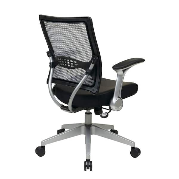 black airgrid back office chair