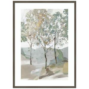 "Breezy Landscape Trees II" by Allison Pearce 1-Piece Wood Framed Giclee Nature Art Print 41 in. x 30 in.