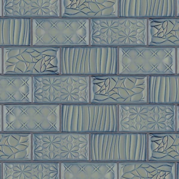 Merola Tile Antic Sensations Griggio 3 in. x 6 in. Ceramic Wall Tile (4.16 sq. ft./Case)