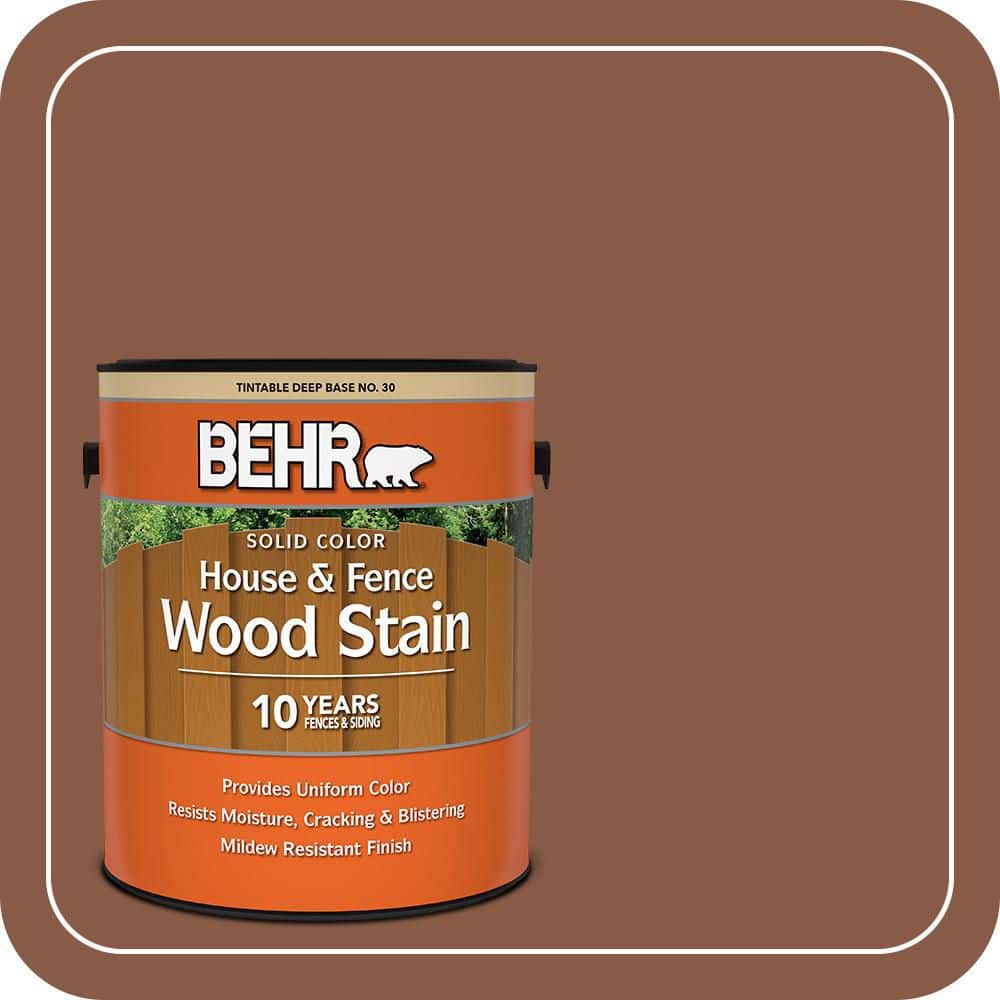 BEHR 1 gal. #SC-142 Cappuccino Solid Color House and Fence