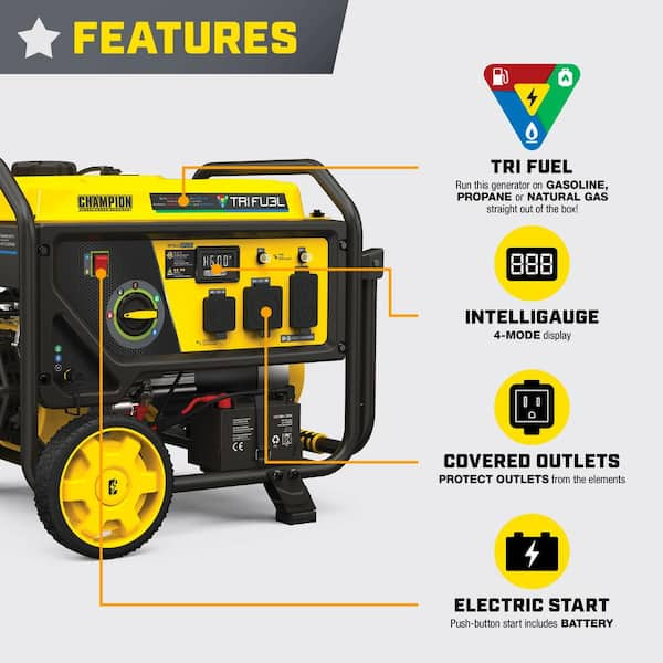 Natural gas online portable generator