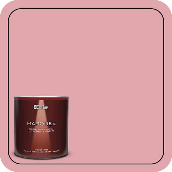 BEHR MARQUEE 1 qt. #M150-3 Apple Blossom Matte Interior Paint & Primer