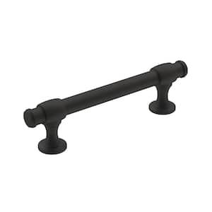 Winsome 3-3/4 in. (96mm) Traditional Matte Black Bar Cabinet Pull